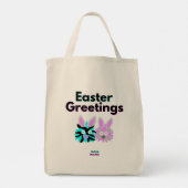 Bunny Fuzzies Kruidenier Canvas tas (Achterkant)