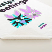 Bunny Fuzzies Medium Sherpa Deken (3/4)