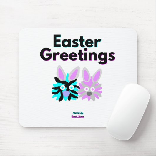 Bunny Fuzzies Muismat (Met muis)