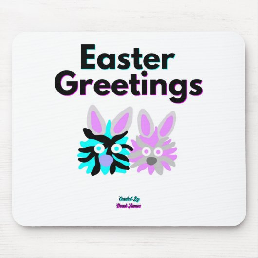 Bunny Fuzzies Muismat (Voorkant)