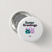Bunny Fuzzies Ronde Button (Voorkant /achterkant)