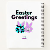 Bunny Fuzzies Spiral Notitieboek (21,6 cm x 28 cm) (Achterkant)