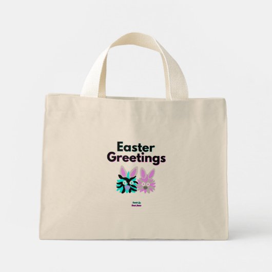 Bunny Fuzzies Tiny Canvas tas (Achterkant)