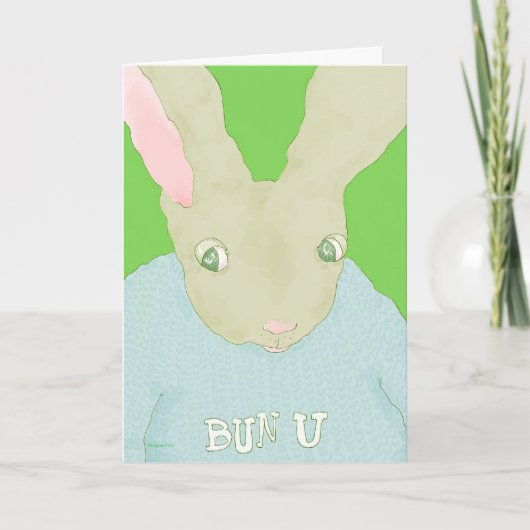 bunny gaat naar de universiteit kaart (Voorkant)