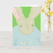 bunny gaat naar de universiteit kaart (Gele Bloem)