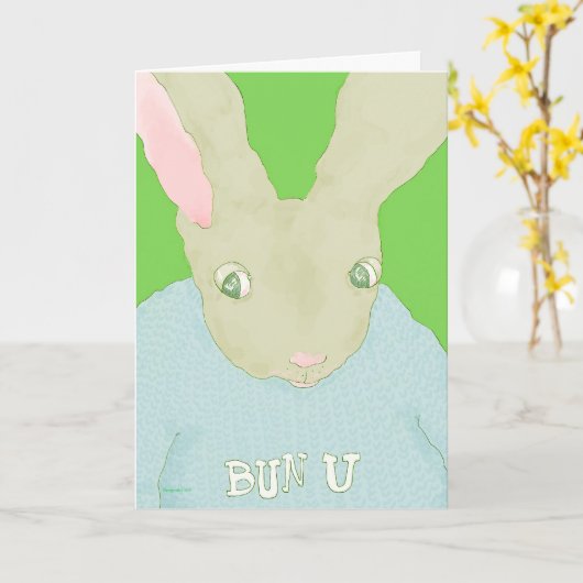 bunny gaat naar de universiteit kaart (Gele Bloem)