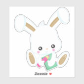 Bunny gaat naar school, stort Bunny, Boeken, Potlo Sticker (Vel)