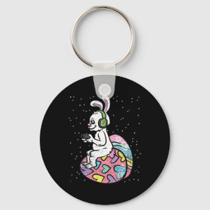 Bunny Gamer Easter Gaming Game Controller Egg Hunt Sleutelhanger