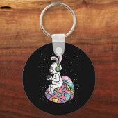 Bunny Gamer Easter Gaming Game Controller Egg Hunt Sleutelhanger (Voorkant)