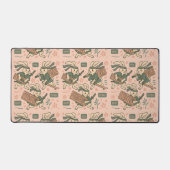 Bunny Gamer Toetsenbord Samurai  Bureaumat (Voorkant)