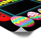 Bunny Gaming Controller Gamer Jongens Grappige Vid Poster (Hoek)