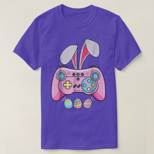 Bunny Gaming Controller Video Game Lover, Gamer Ea T-shirt (Design voorkant)