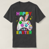 Bunny Gaming Controller Video Game Lover Gamer Eas T-shirt (Design voorkant)