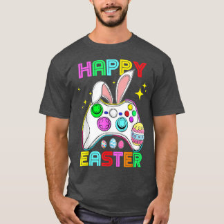 Bunny Gaming Controller Video Game Lover Gamer Eas T-shirt