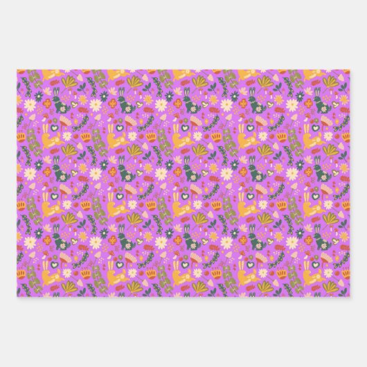 Bunny Garden Inpakpapier Vel (Voorkant 3)