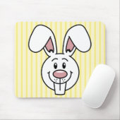 Bunny (geel) Mousepad Muismat (Met muis)