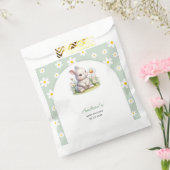 Bunny Gender Neutraal Baby shower Bedankzakje (Gezegeld)