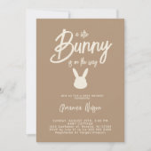 Bunny Gender Neutraal Baby shower Kaart (Voorkant)