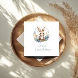 Bunny Gender Neutraal Baby shower Servet