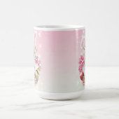 Bunny geviert de Mok van de koffie op paasdag (Center)