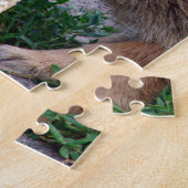 Bunny gevonden brood legpuzzel (Zijkant)