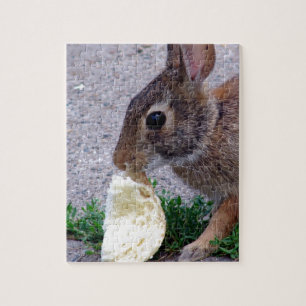 Bunny gevonden brood legpuzzel
