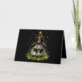 Bunny Gift| kerstboomverlichting met konijn Kaart (Voorkant)