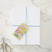 Bunny Girl + Boy Cadeaulabel (Met Touw)