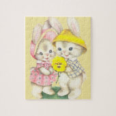 Bunny Girl + Boy Legpuzzel (Verticaal)