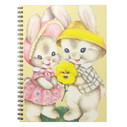 Bunny Girl + Boy Notitieboek (Voorkant)