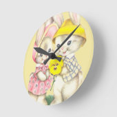 Bunny Girl + Boy Ronde Klok (Hoek)