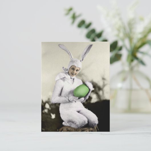 Bunny Girl Briefkaart (Staand voorkant)
