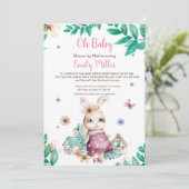 Bunny girl doucht per post uitnodiging (Staand voorkant)