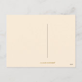 Bunny Girl Easter Briefkaart (Achterkant)