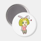 Bunny Girl Magneet (Voorkant / Achterkant)