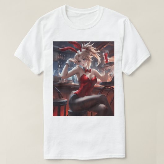 Bunny Girl Mordred 122 T-shirt (Design voorkant)