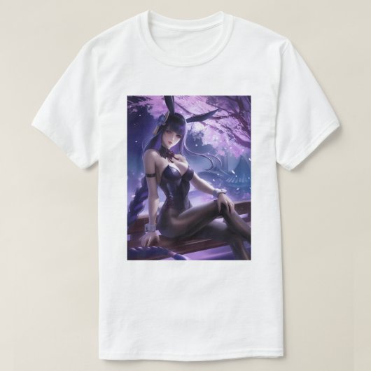 Bunny Girl Raiden Shogun 130 T-shirt (Design voorkant)