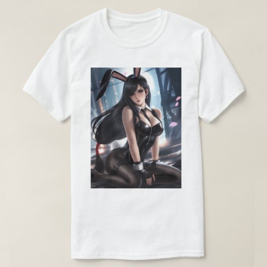 Bunny Girl Tifa T-shirt (Design voorkant)