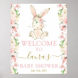 Bunny Girl welkomstteken Poster