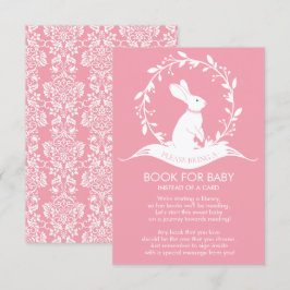 Bunny Girls Baby shower Boek voor Baby Kaart