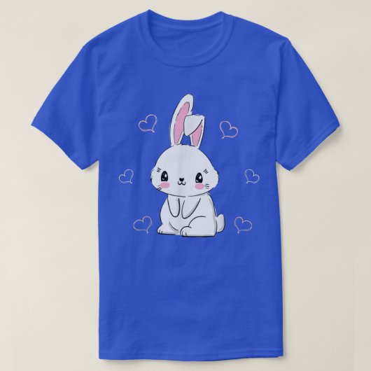 Bunny Girls Women Cute Rabbit T-shirt (Design voorkant)