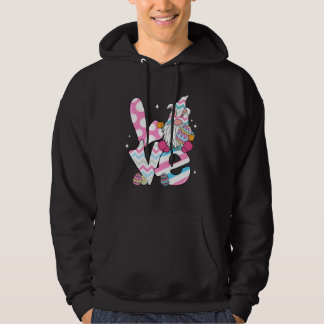 Bunny Gnome Liefde Gelukkige Pasen Dag Voor Kinder Hoodie