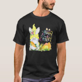 Bunny Gnome Rabbit Egg Hunting Happy Paasdag Ea T-shirt (Voorkant)