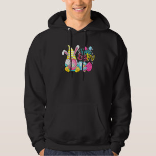 Bunny Gnome Rabbit Eggs Hunting Happy Paasdag F Hoodie