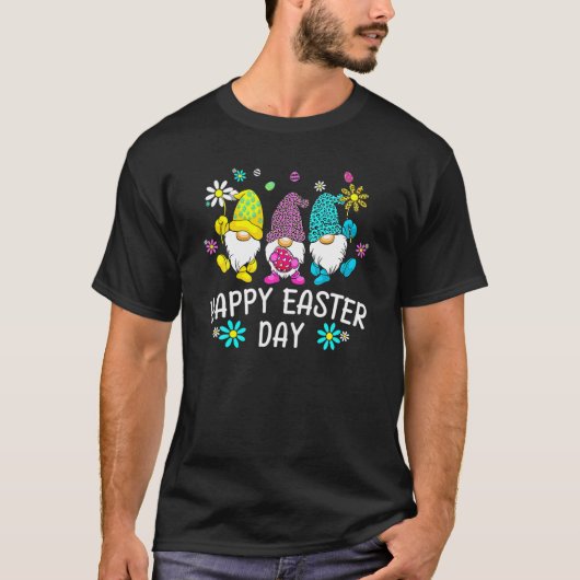 Bunny Gnome Squad Rabbit Eggs Hunting Happy Easter T-shirt (Voorkant)