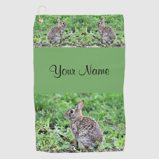 Bunny Golfhanddoek (Voorkant)