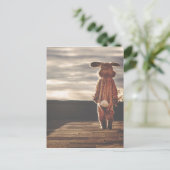 bunny grunge briefkaart (Staand voorkant)