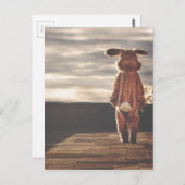 bunny grunge briefkaart (Voorkant / Achterkant)