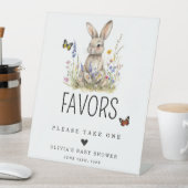 Bunny gunsten teken reclamebord met voetstuk (Insitu)