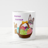 BUNNY "HAPPY EASTER" GROTE KOFFIEKOP (Voorkant)